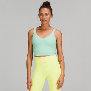 lululemon creamy mint align tank size 12